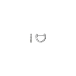 8mm Diamond Huggie Earrings