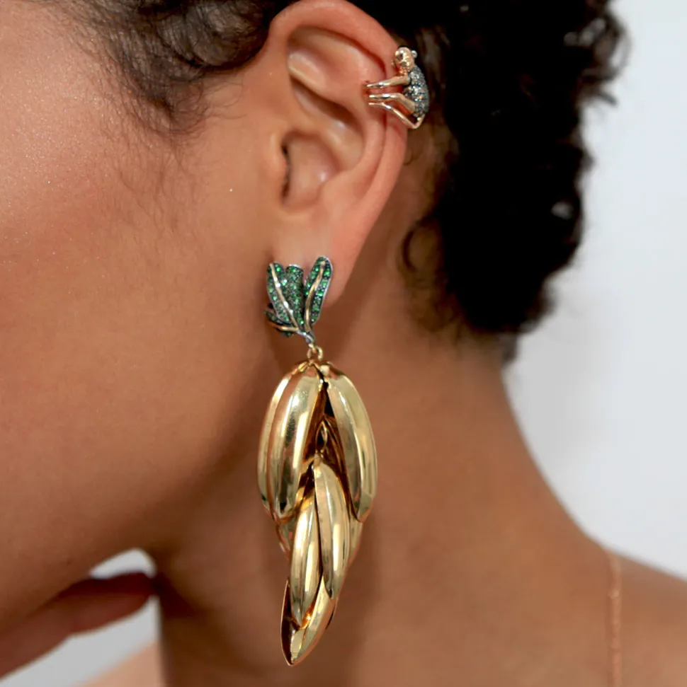 Monkey Bunch Banana Earrings