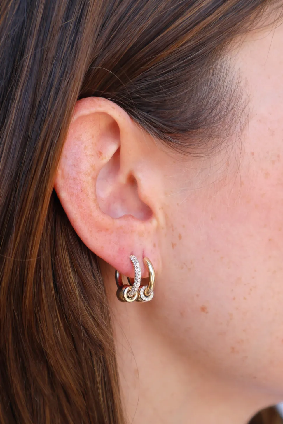 Nano Diamond Piercing Earrings