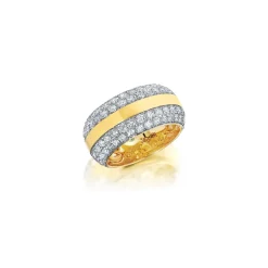 Ouro Diamond Band Ring