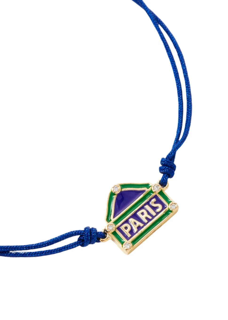 Paris Rive Blue Cord Bracelet
