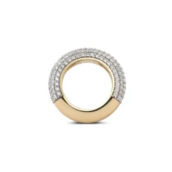 Pave Diamond Illusion Ring
