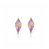 Pink Topaz Pietra Studs