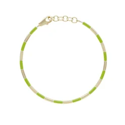 Pistachio Tubini Bracelet
