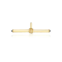 Plain Gold T-Bar Pendant