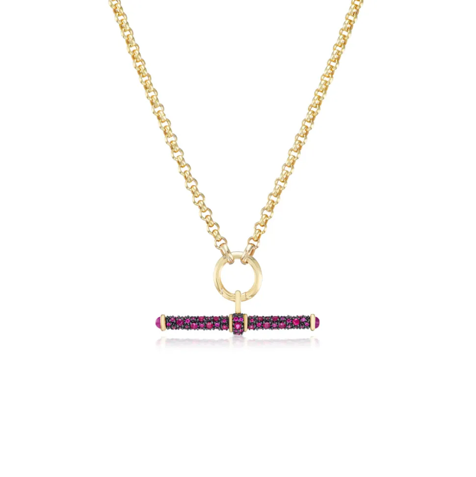 Ruby T-Bar Pendant
