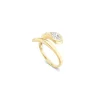 Scintillate Diamond Snake Ring