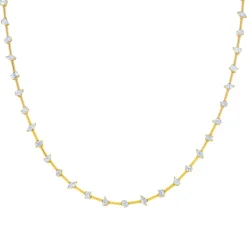 Scintillate Mixed Shaped Diamond Necklace