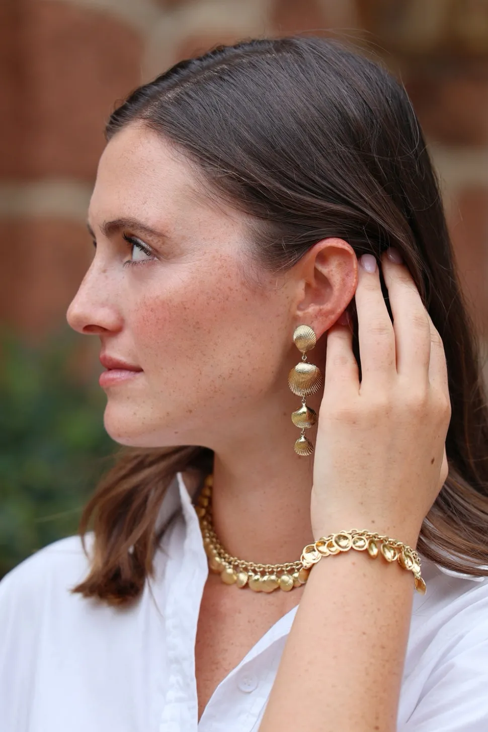 Shell Drop Earrings