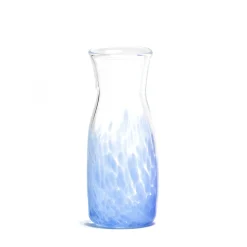 Sky Blue/Transparent Spotted Carafe