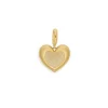 Small Diamond Pave Heart Charm