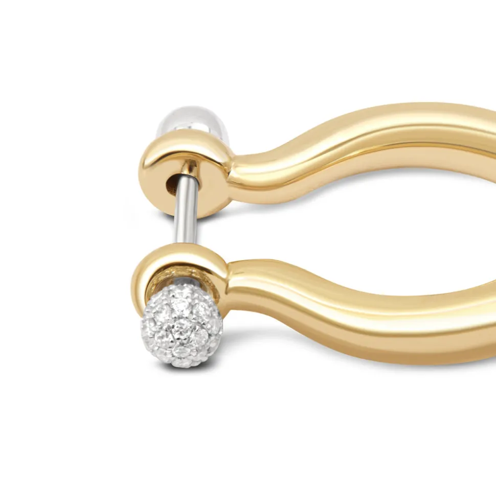 Small Hoop Ball Earrings