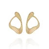 Stream Lines Loop Earrings