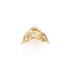 Tiny Pearl Flipper Stud Earring