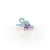 Trillion Amethyst Vine Ring