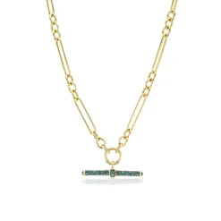 Trombone Link Chain Necklace