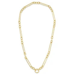 Trombone Link Chain Necklace