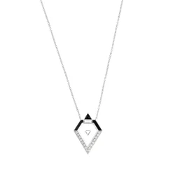 Universe Line Pendant with Diamonds