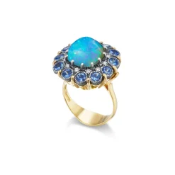 Victorian Opal & Sapphire Ring