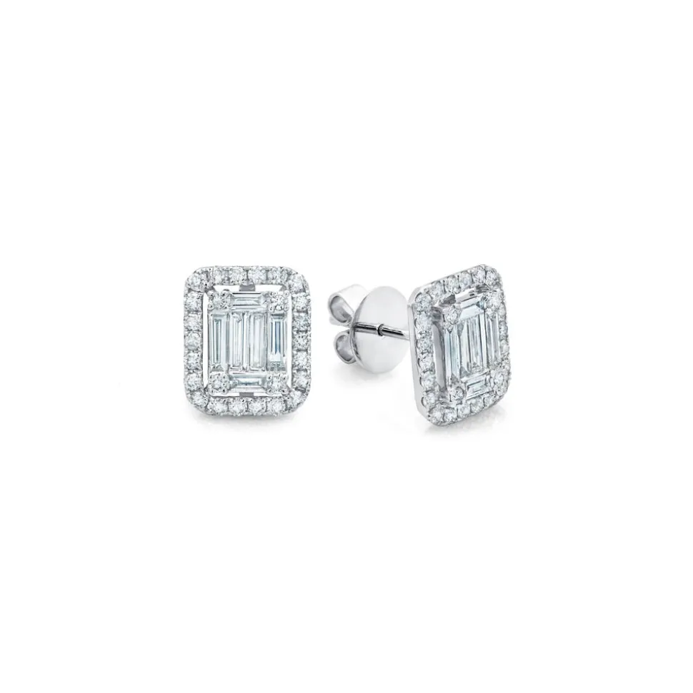White Gold Ascension Earrings