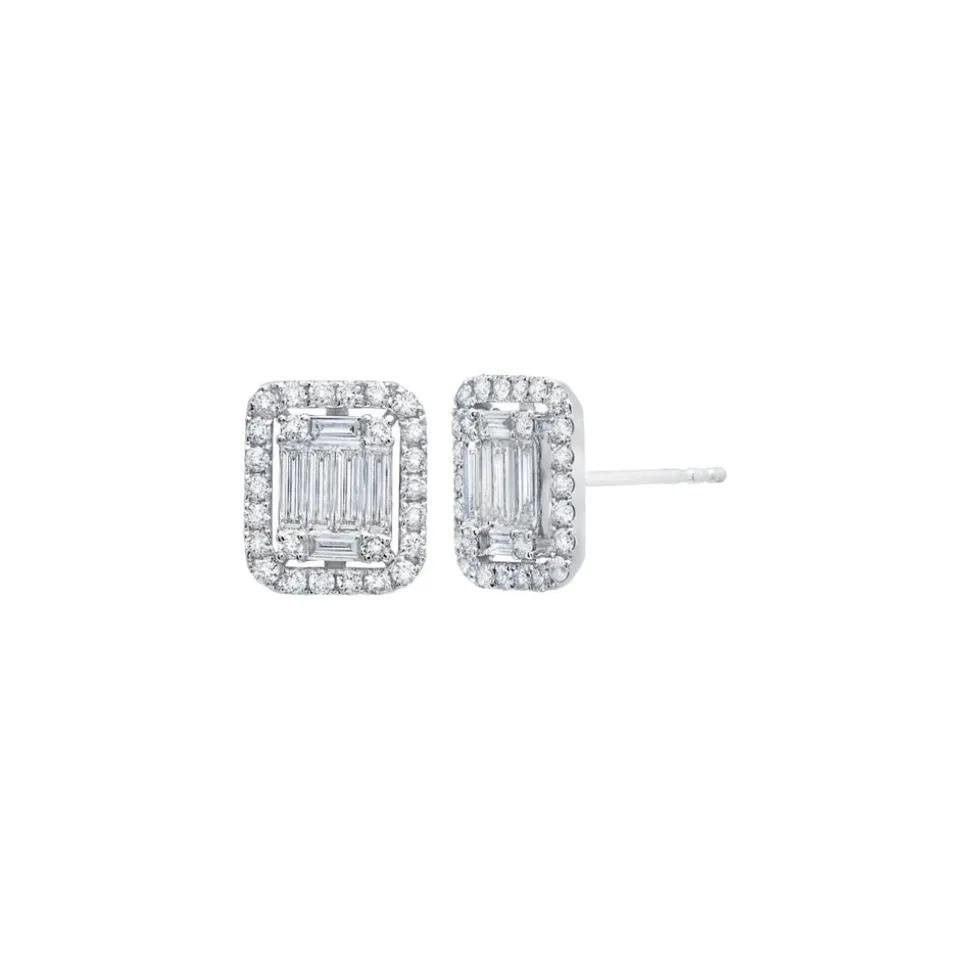 White Gold Ascension Earrings
